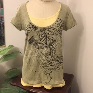 Vintage ribbed knit top